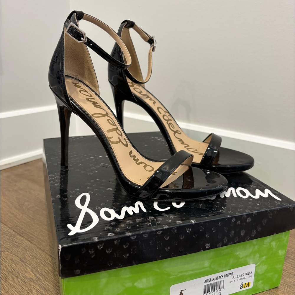 Sam Edelman Glossy Black Heels